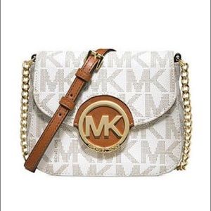 Michael Kors Signature Print Fulton Crossbody Bag